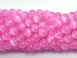 Selenite - Pink, 8mm (8.5mm) Round-BeadBasic