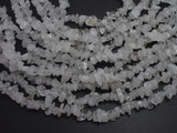 Clear Quartz, 4mm - 10mm Chips Beads, 33 Inch-BeadBasic