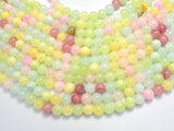 Jade - Multi Color, 8mm (8.5mm) Round-BeadBasic