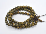 Green Sandalwood Beads, 8mm(8.3mm) Round Beads