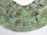 Fluorite, Rainbow Fluorite, 8mm (8.5mm), Round-BeadBasic