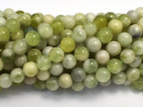 Serpentine Jade, 8mm Round Beads-BeadBasic