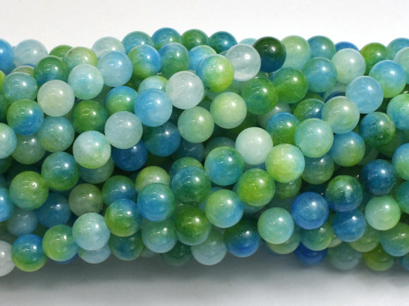 Jade - Green & Blue, 6mm Round-BeadBasic