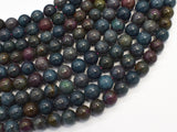 Ruby Blue Sapphire, 8mm Round-BeadBasic