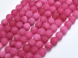 Matte Jade - Pink, 8mm Round-BeadBasic