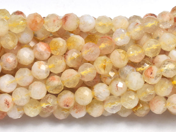 Citrine, 4mm (4.4mm) Micro Faceted Round