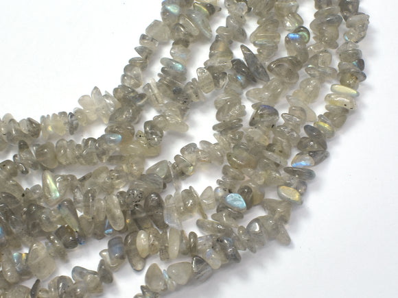 Labradorite Beads, 4mm - 9mm Chips Beads-BeadBasic