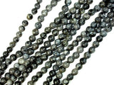 Black Labradorite Beads, Larvikite, Round, 6mm