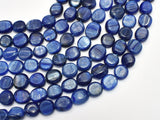 Blue Kyanite Approx. 9x11mm Irregular Oval Beads-BeadBasic