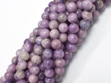 Lepidolite Beads, Round, 8mm-BeadBasic