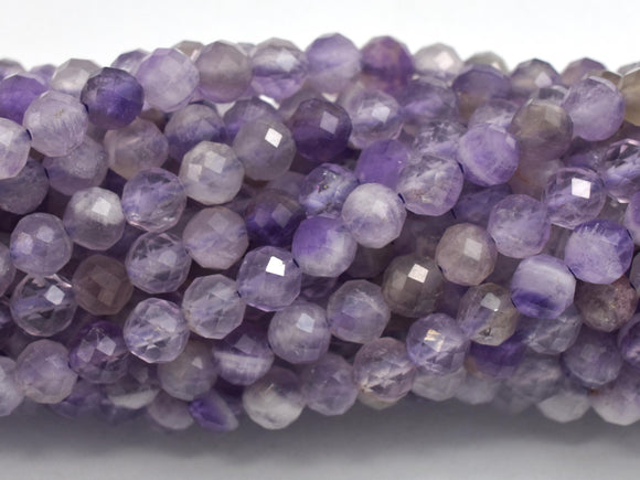 Amethyst, 4mm Micro Faceted Round