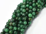 Green Mica Muscovite in Fuchsite 8mm-BeadBasic