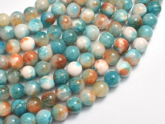 Jade - Blue & Orange, 8mm (8.3mm)