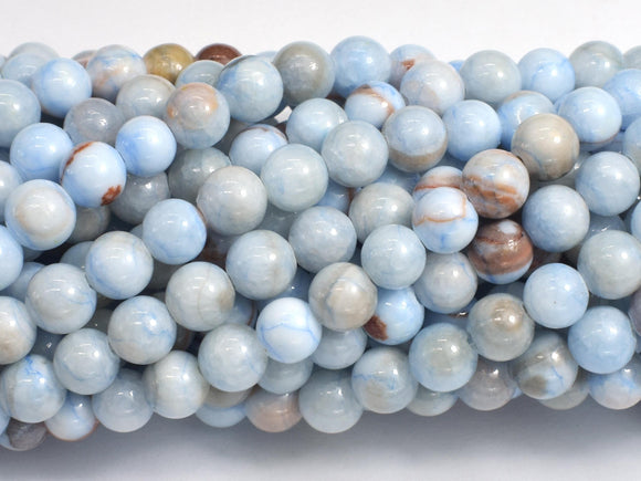 Jade - Light Blue, 6mm Round-BeadBasic