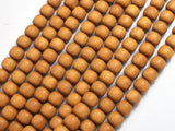 Sandalwood, 7x8mm Drum Beads, 30 Inch,