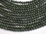 Natural Mocui Jade, 6mm Round-BeadBasic