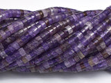 Amethyst, Approx. 2x4mm, Heishi Disc-BeadBasic