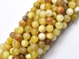 Yellow Opal, 8mm (8.5mm) Round-BeadBasic