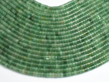 Green Aventurine, 2x4mm, Heishi Disc-BeadBasic