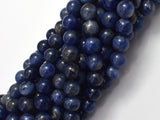 Sodalite Beads, Round, 8mm-BeadBasic