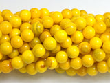 Jade - Yellow, 8mm Round-BeadBasic