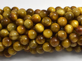 Golden Tiger Eye, 8mm (8.5mm) Round-BeadBasic