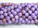 Jade - Purple, 8mm Round-BeadBasic