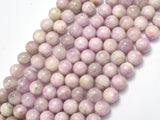 Kunzite Beads, 8mm Round Beads-BeadBasic