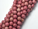 Rhodonite Beads, 10mm, Round Beads-BeadBasic