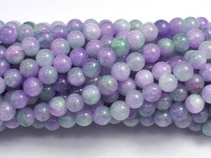 Jade - Purple & Light Green 6mm-BeadBasic