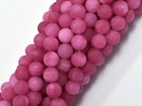 Matte Jade - Pink, 8mm Round-BeadBasic