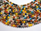 Mixed Stone, 6mm Round Beads-BeadBasic