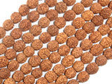 Rudraksha Beads, 7mm-8mm Round Beads