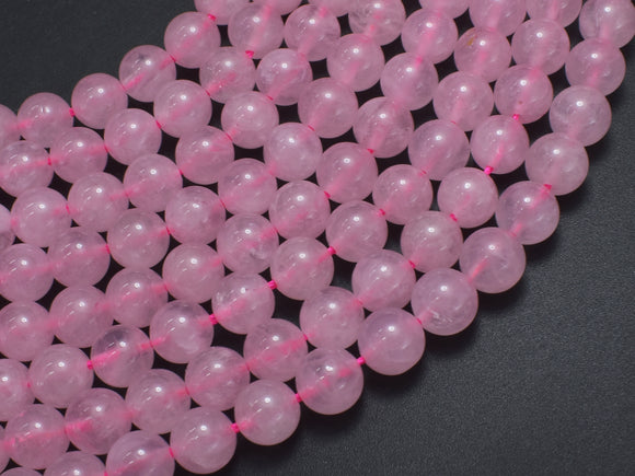 Rose Quartz Beads, 8mm Round Beads-BeadBasic