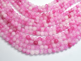 Jade - Pink & White, 6mm Round-BeadBasic