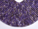 Amethyst, Approx. 2x4mm, Heishi Disc-BeadBasic