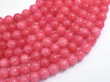 Jade Beads-Pink, 8mm Round Beads-BeadBasic