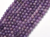 Lepidolite Beads, 6mm Round Beads-BeadBasic