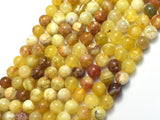 Yellow Opal, 8mm (8.5mm) Round-BeadBasic