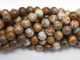 African Green Opal, 10mm(10.3mm) Round Beads, 16 Inch, Full strand-BeadBasic