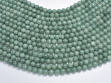Malaysia Jade Beads- Burma Jade Color, 6mm Round Beads-BeadBasic