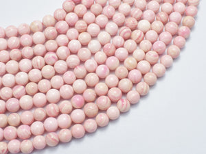 Pink Queen Conch Shell 6mm Round-BeadBasic