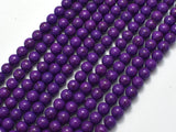 Purple Howlite, 6mm Round Beads-BeadBasic