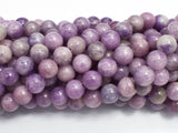 Lepidolite Beads, Round, 8mm-BeadBasic