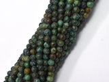 African Turquoise Beads, Round, 4mm (4.6mm)-BeadBasic