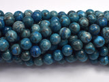 Gray Picture Jasper - Blue, 8mm (8.5mm)-BeadBasic