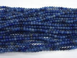 Blue Aventurine, 4mm (4.8mm) Round Beads-BeadBasic