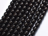 Black Sandalwood, 7x8mm Drum Beads, 30 Inch
