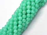 Jade - Green 8mm Round Beads-BeadBasic