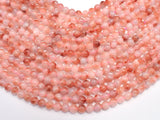 Jade - Peach White 6mm (6.3mm) Round-BeadBasic